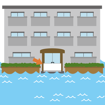 止水板イラスト1